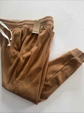 Upwest Joggers Sweatpants Mens Small Brown